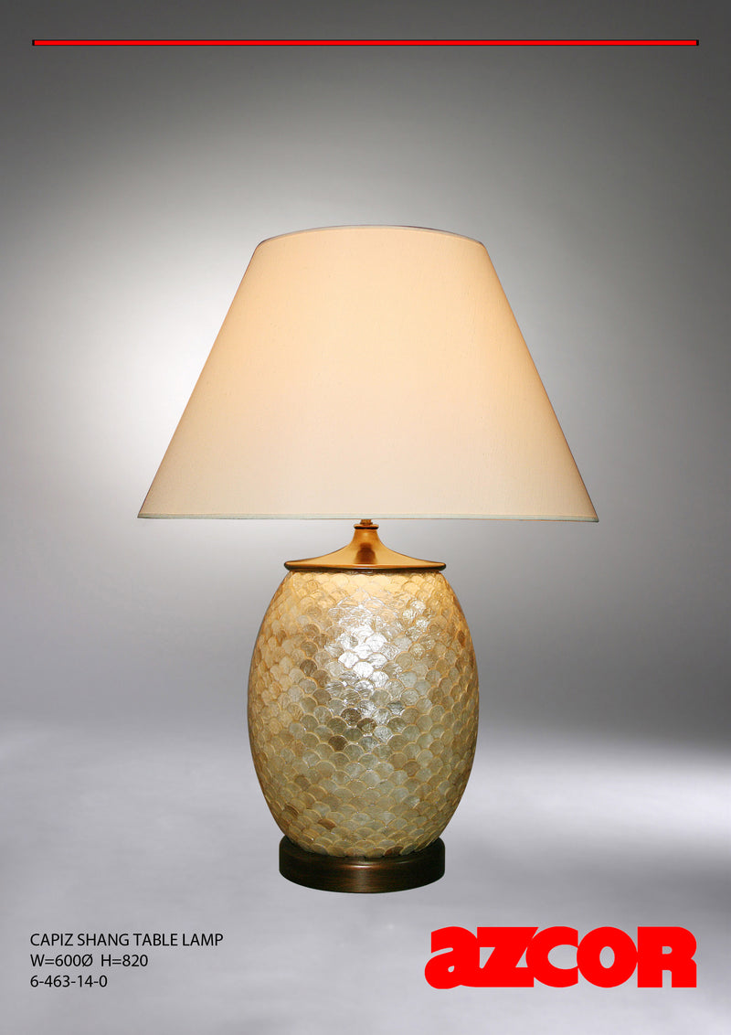 Capiz Shang Table Lamp