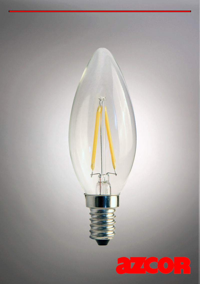 E14 Candle Bulb LED 2W (Clear)